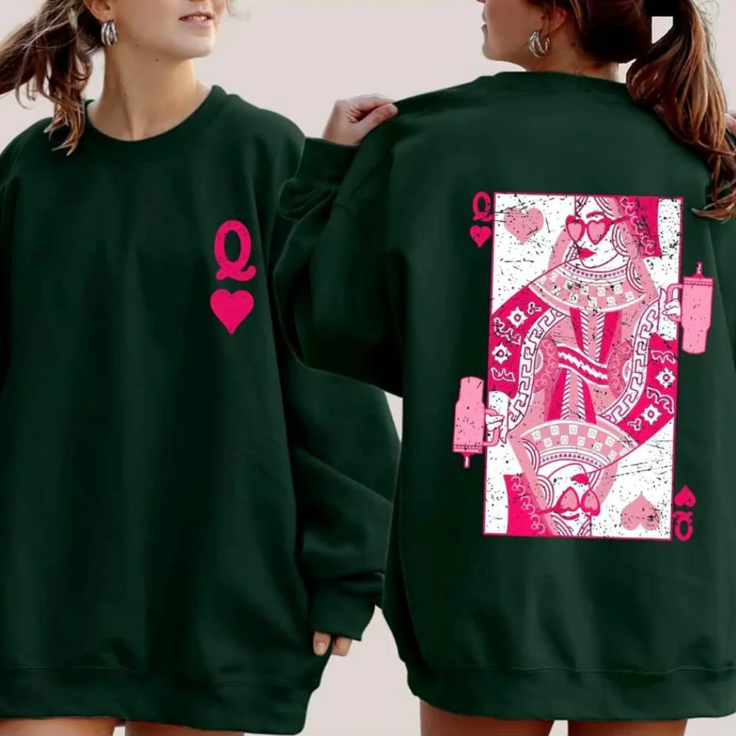 Streetwear Hoodie mit Herz-Print