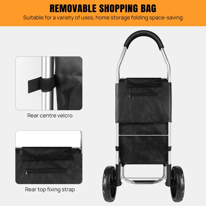 Leichter Einkaufstrolley, 40L, faltbar