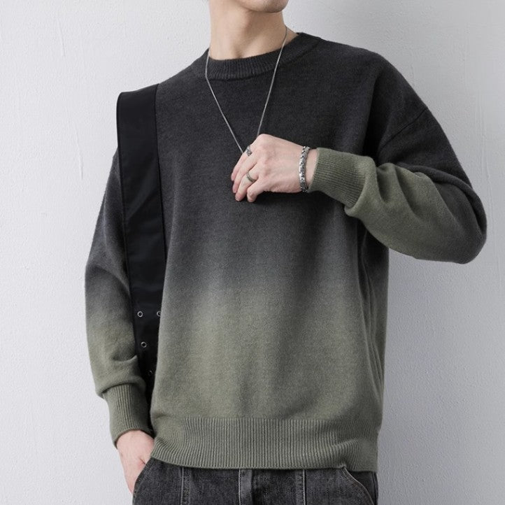 Lockerer Pullover mit Rundhalsausschnitt – Bild 3 | LuxeStyle