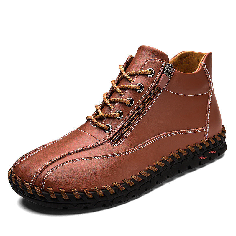 Mid-Top Casual-Schuhe mit Reissverschluss – Bild 13 | LuxeStyle