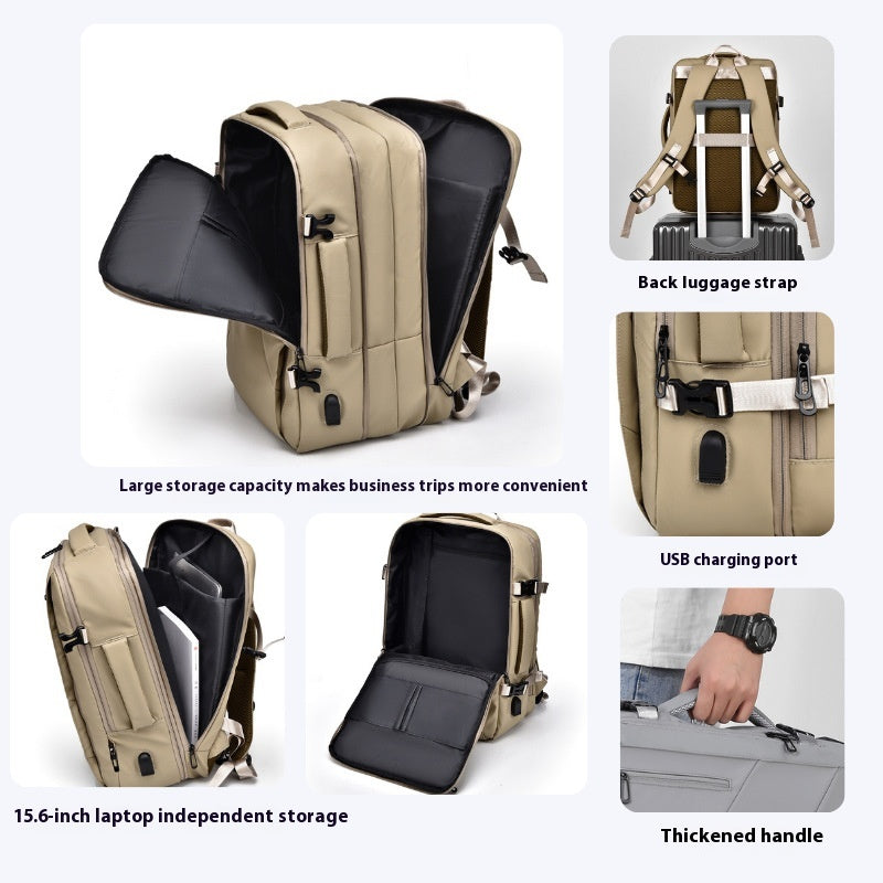 Rucksack mit grosser Kapazität und USB-Anschluss | LuxeStyle