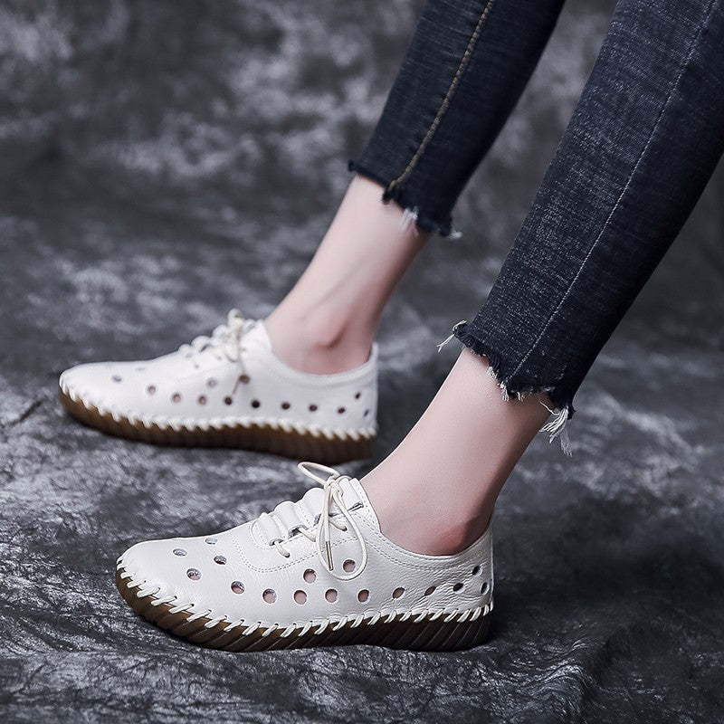 Sandalen mit hohlen Zehen, schwarzer PU – Bild 4 | LuxeStyle