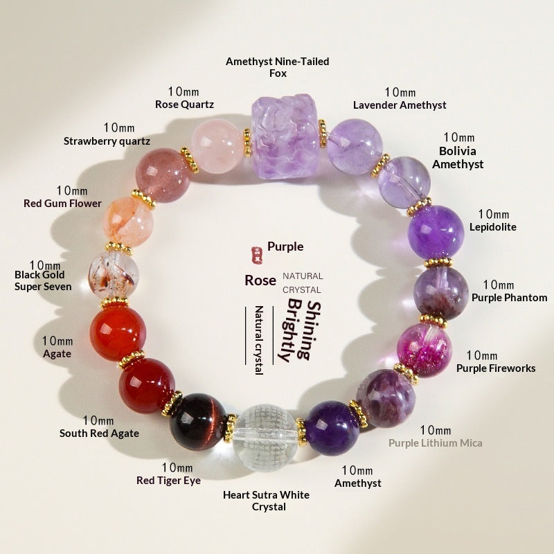 Citrin- und Kristallarmband – Bild 8 | LuxeStyle