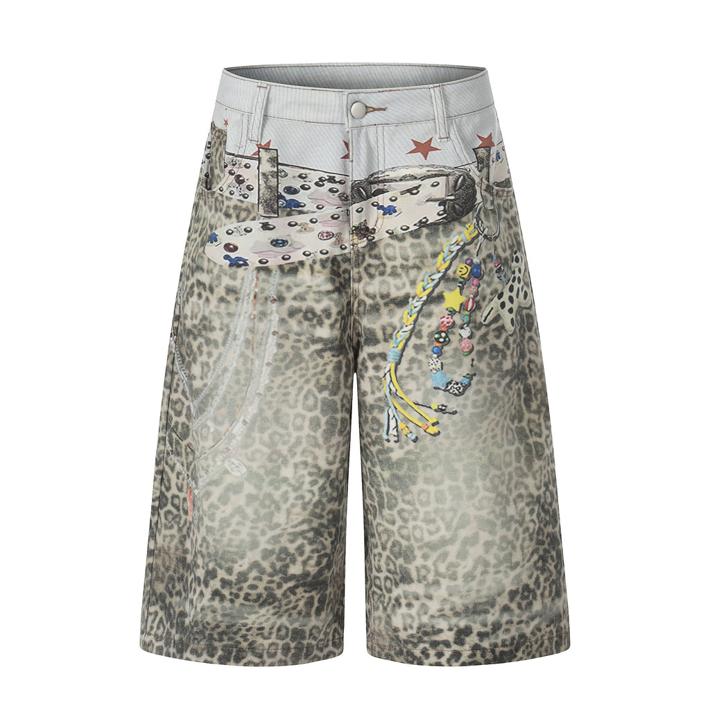 Retro-Leopard-Hose cropped