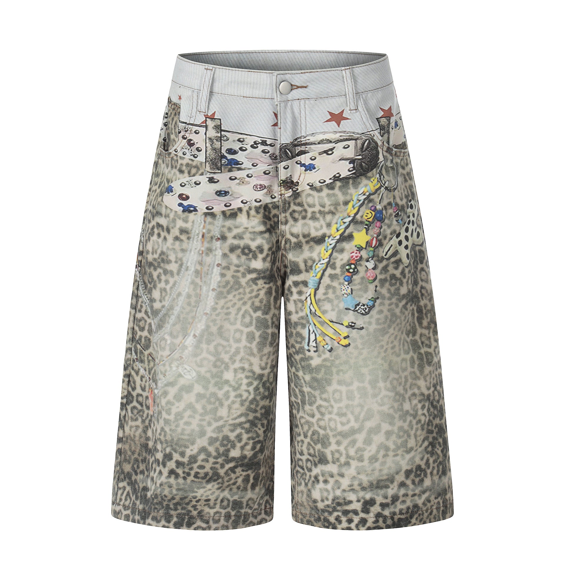 Retro-Leopard-Hose cropped