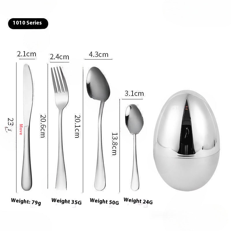 24-teiliges Besteck-Set aus Edelstahl – Bild 3 | LuxeStyle