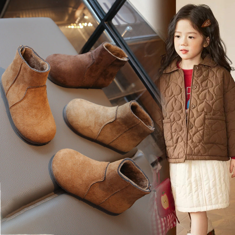 Mädchen Winter Stiefeletten im Brit-Stil