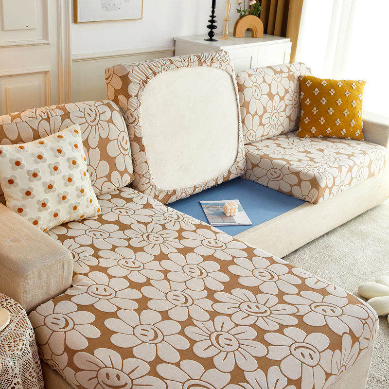 Sofa-Kissenhusse mit Jacquard-Muster