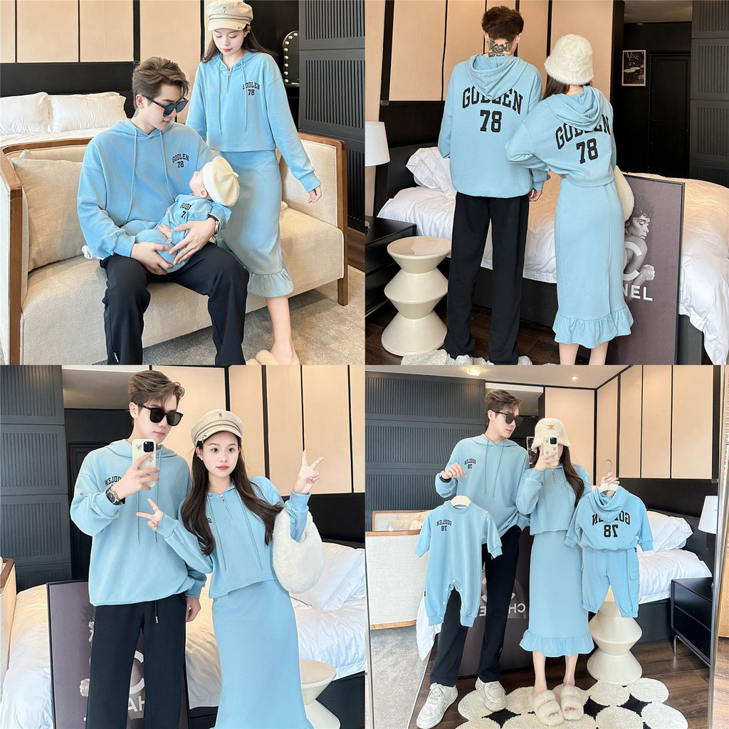 Partnerlook-Outfits für die ganze Familie