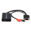 VGA zu HDMI-Weiblicher Stecker mit USB & Audio