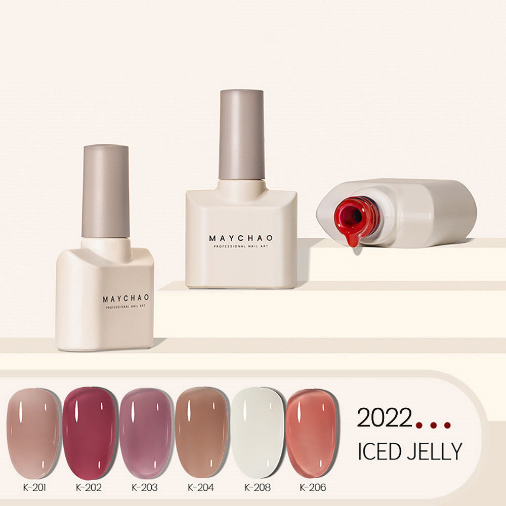 Transparent Jade Fat Ice Nagellack Nude – Bild 8 | LuxeStyle