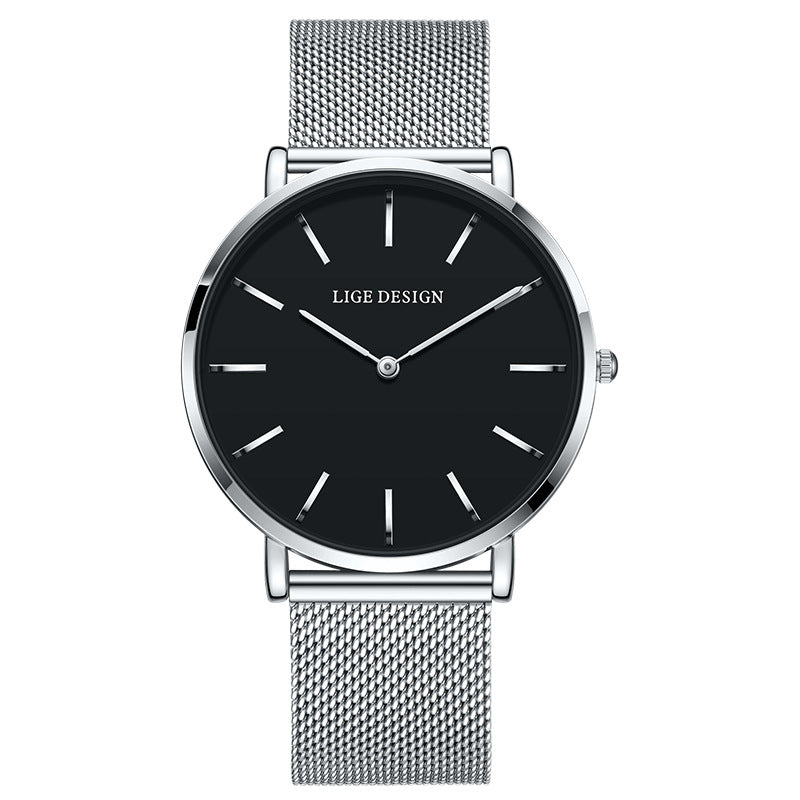 Damen Quarzuhr mit Mesh-Armband – Bild 2 | LuxeStyle