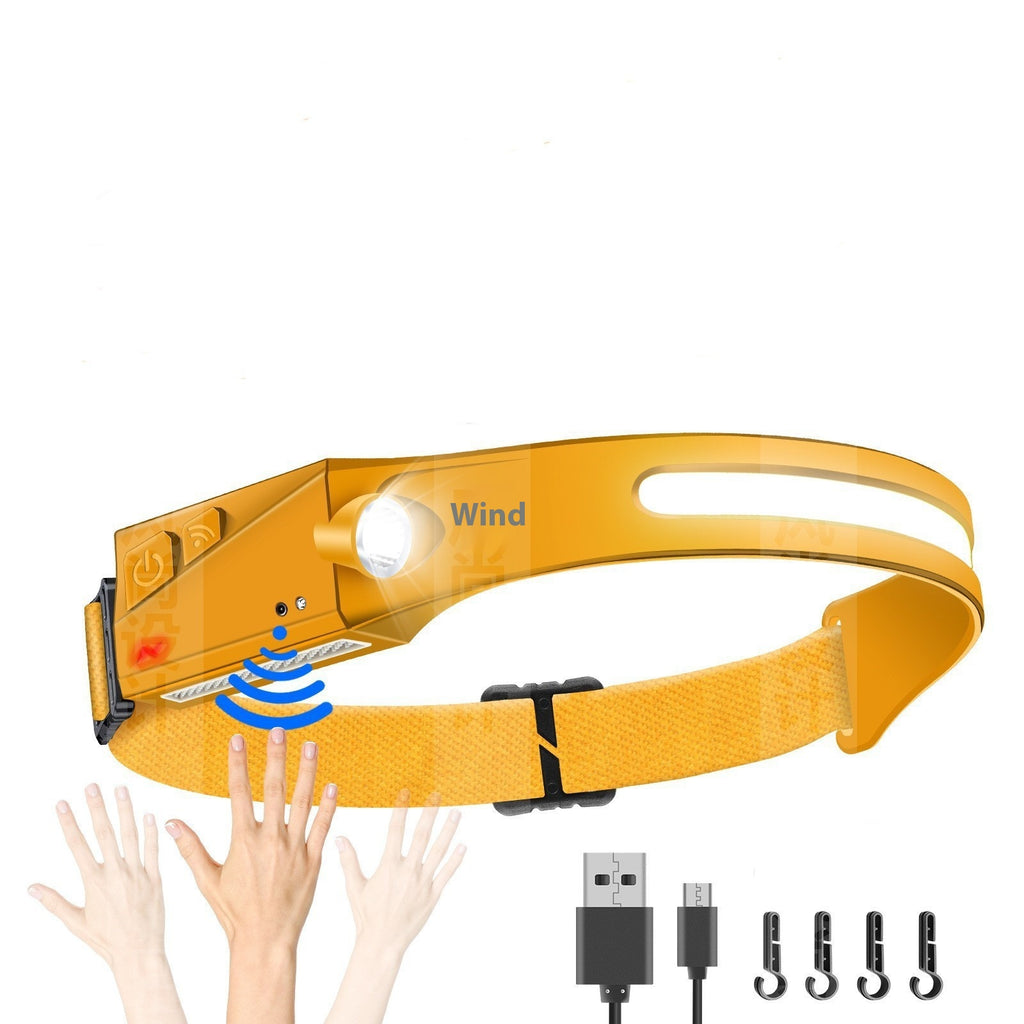 LED-Stirnlampe zum Laufen & Fischen
