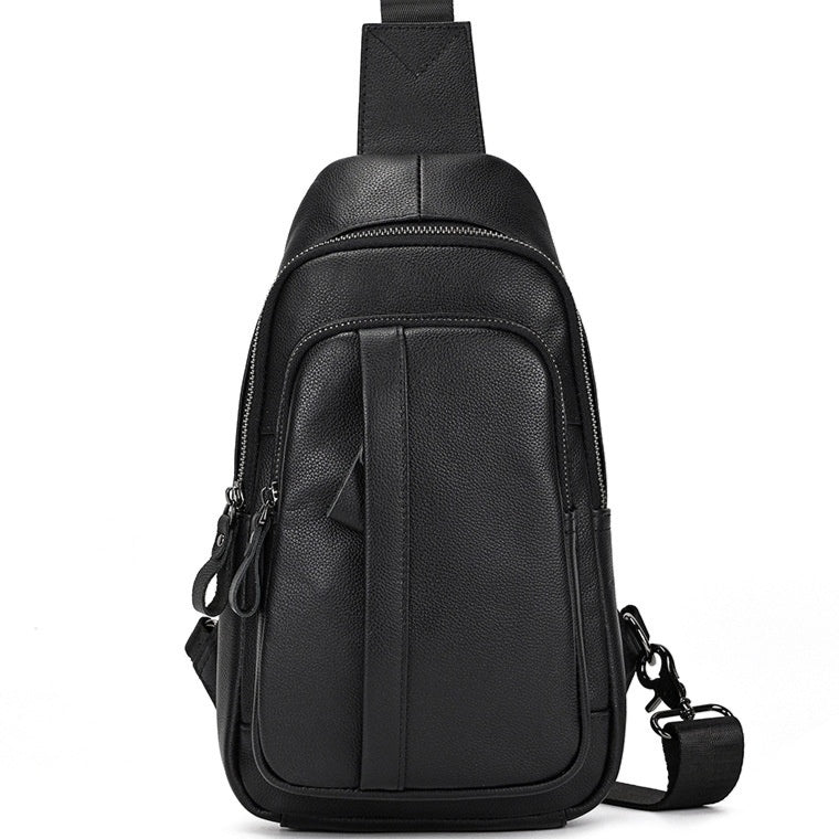 Männliche Leder-Crossbody-Tasche