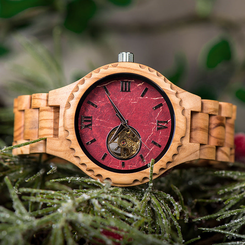 Minimalistische Hölzerne Armbanduhren