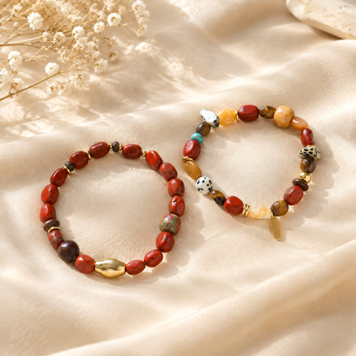 Rotes Steinarmband – Bild 3 | LuxeStyle