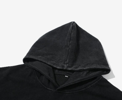 Distressed Hoodie mit Drop-Shoulder