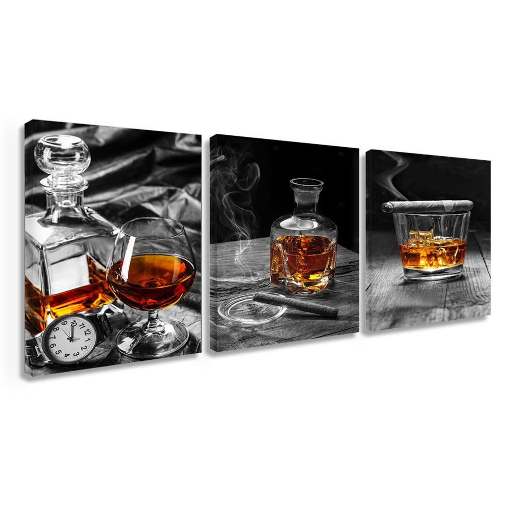 Stillleben-Ölgemälde auf Leinwand · 3er-Set – Bild 3 | LuxeStyle