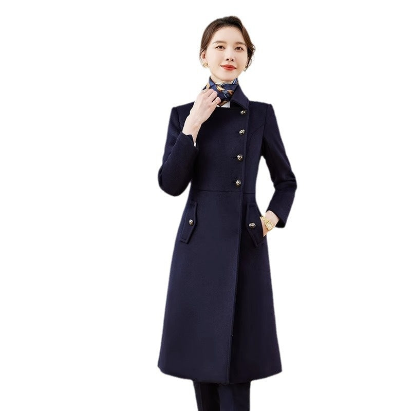 Damen Wollmantel für Winter Business