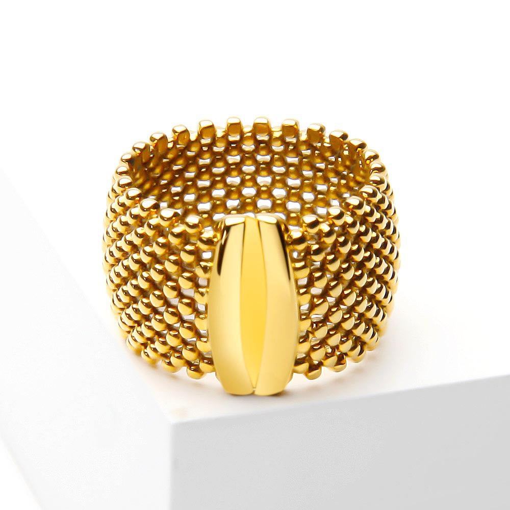 Ring mit Netzstruktur – Bild 5 | LuxeStyle