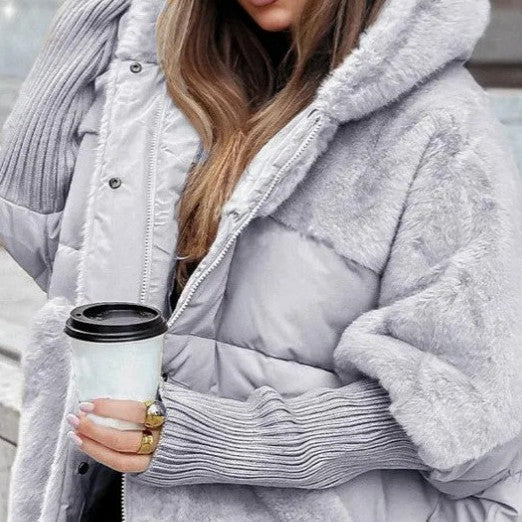 Gefütterte Jacke mit Farbblöcken | LuxeStyle