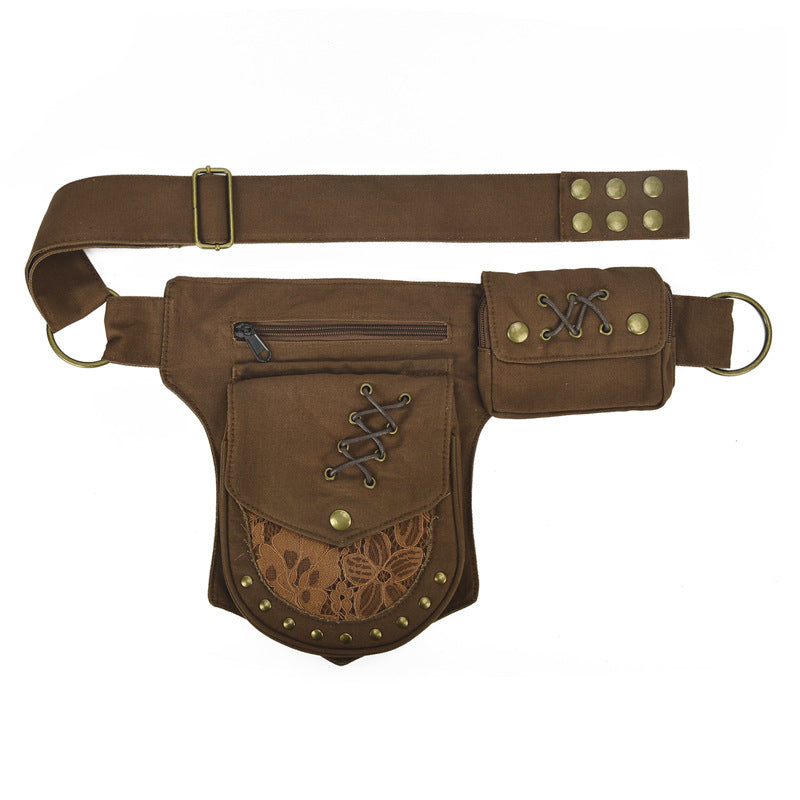 Retro-Kreuzbandtasche mit Nieten