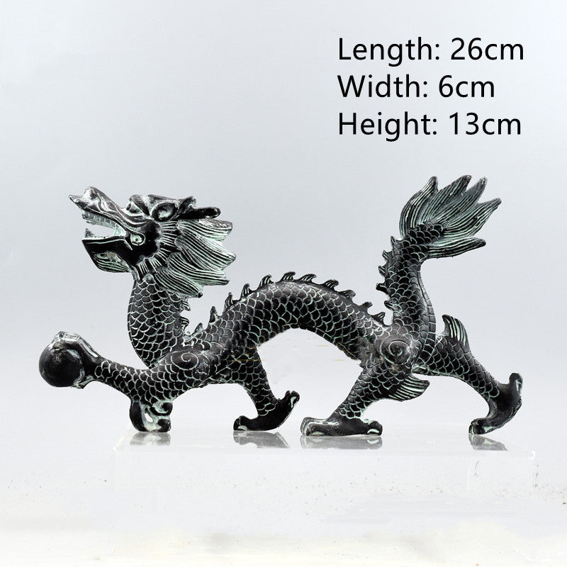 Antiker Bronze Drache mit Kugel – Bild 7 | LuxeStyle