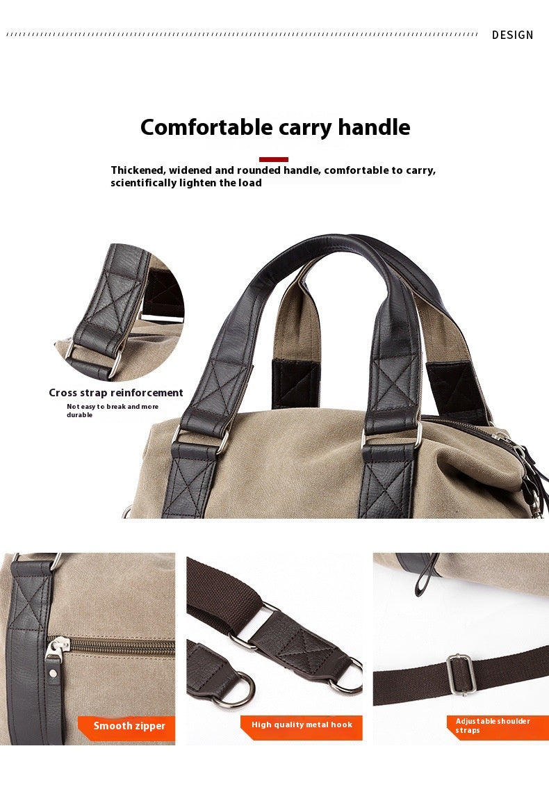 Retro Canvas Businesstasche für Herren