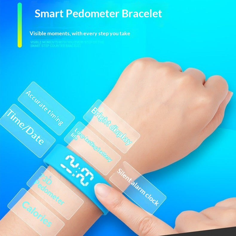 Fitness Smart Armband mit Schrittzähler und LED