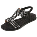 Boho-Sandalen mit Blumen & Strass – Bild 8 | LuxeStyle