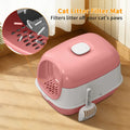 Pinkes Katzenkistchen E24 aus dickem Material
