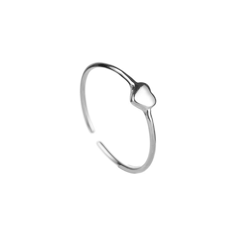 Verstellbarer Herz-Ring aus 925er Sterlingsilber – Bild 2 | LuxeStyle