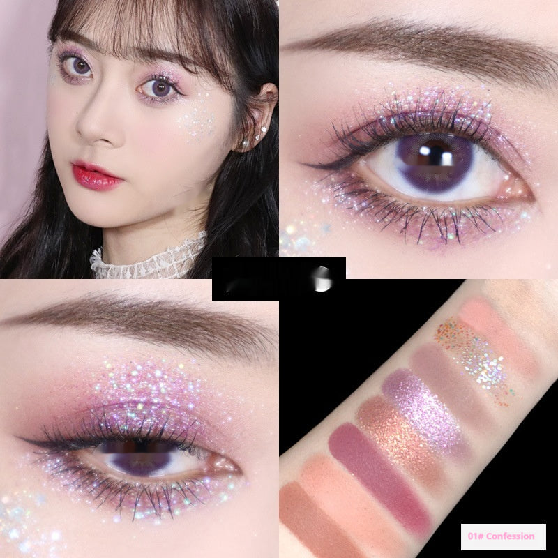 Lidschatten-Palette – 9 matte & schimmernde Erdtöne | LuxeStyle