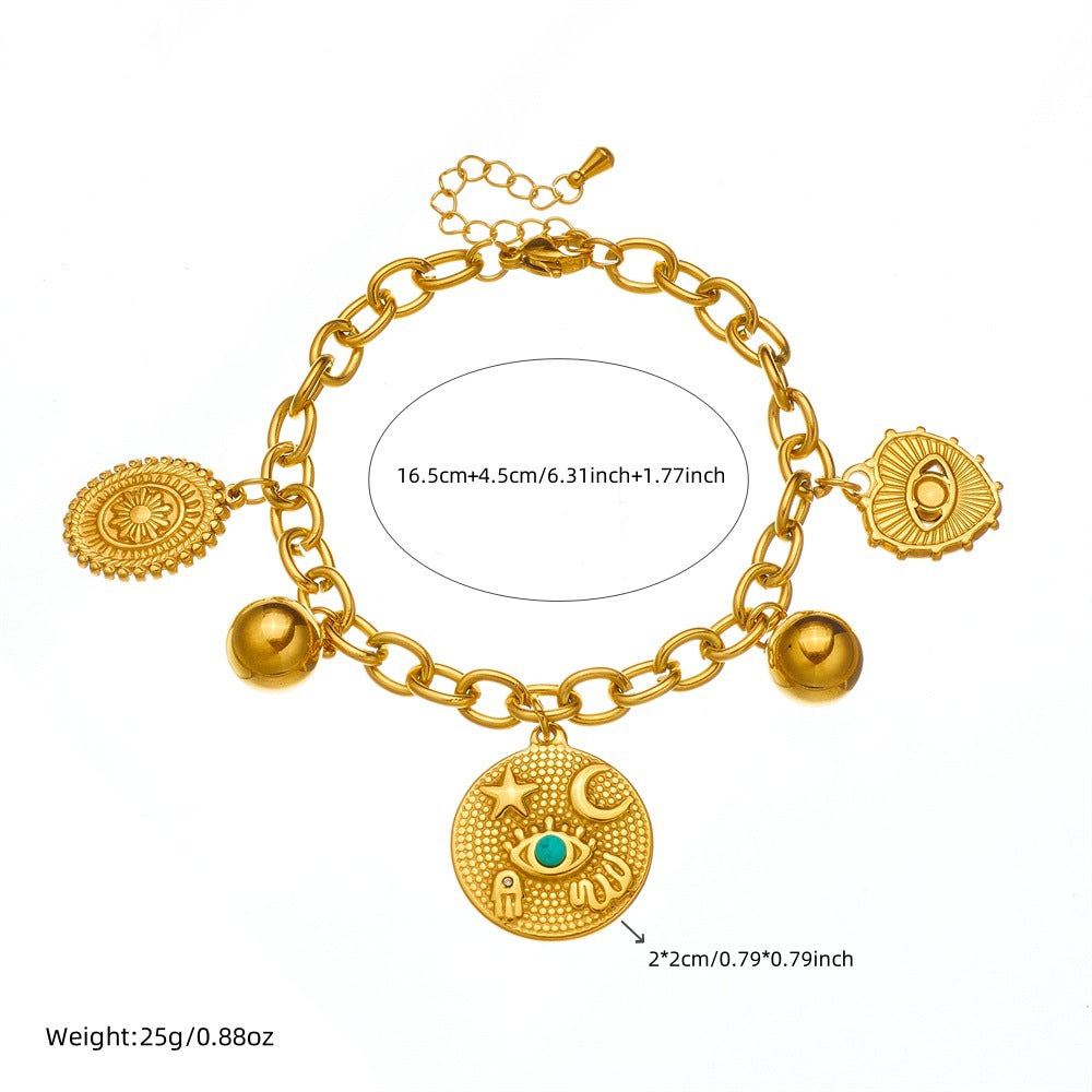 Vintage Türkis-Herz-Armband – Bild 3 | LuxeStyle