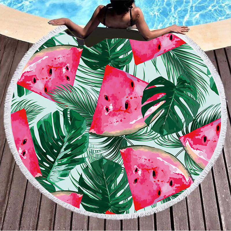 Rundes Strandtuch 150 × 150 cm – Bild 13 | LuxeStyle
