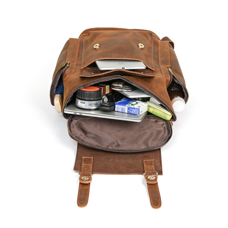 Vintage Lederrucksack für Herren