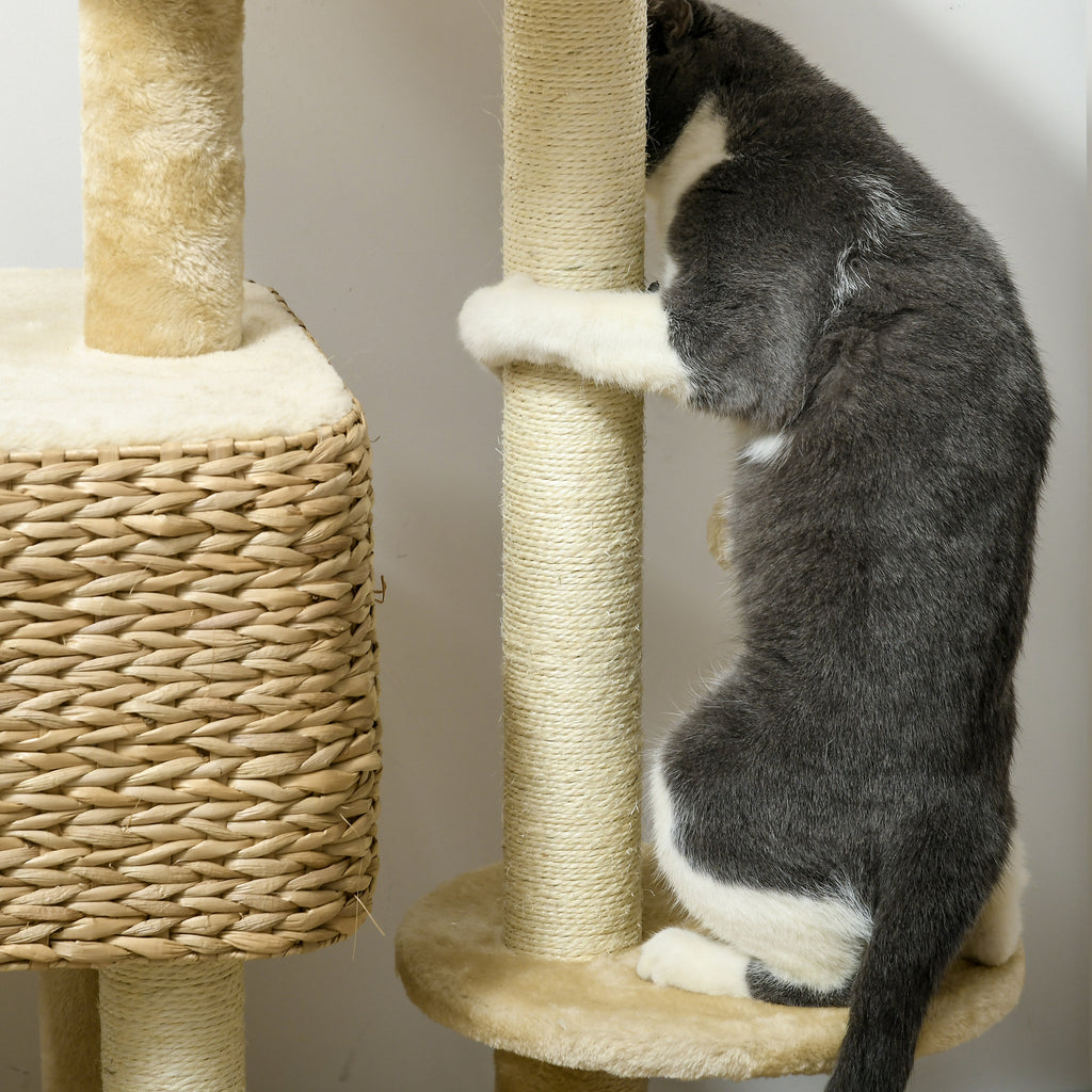 Katzenbaum mit Kratzbaum und Hängematte – Ref. CJ-2034277224929857538