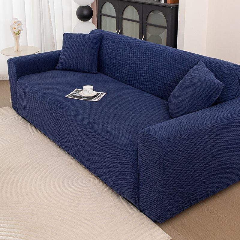 Katzenfreundlicher Sofa-Überzug gestreift