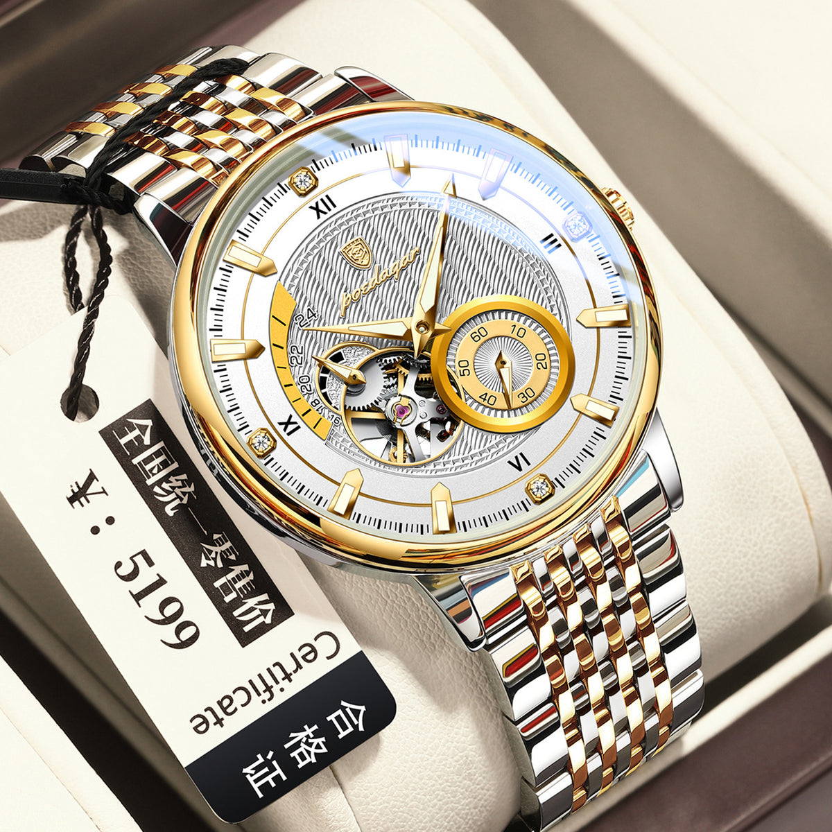 Automatische, wasserdichte Herren-Armbanduhr – Bild 12 | LuxeStyle