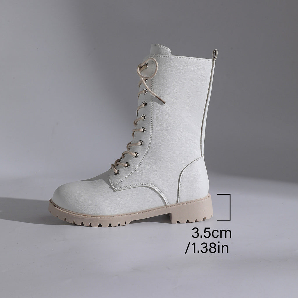 Martin Boots mit Rundspitze und Blockabsatz