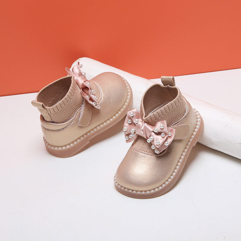 Kinder Prinzessinnen Stiefel aus Mikrofaserleder – Bild 4 | LuxeStyle