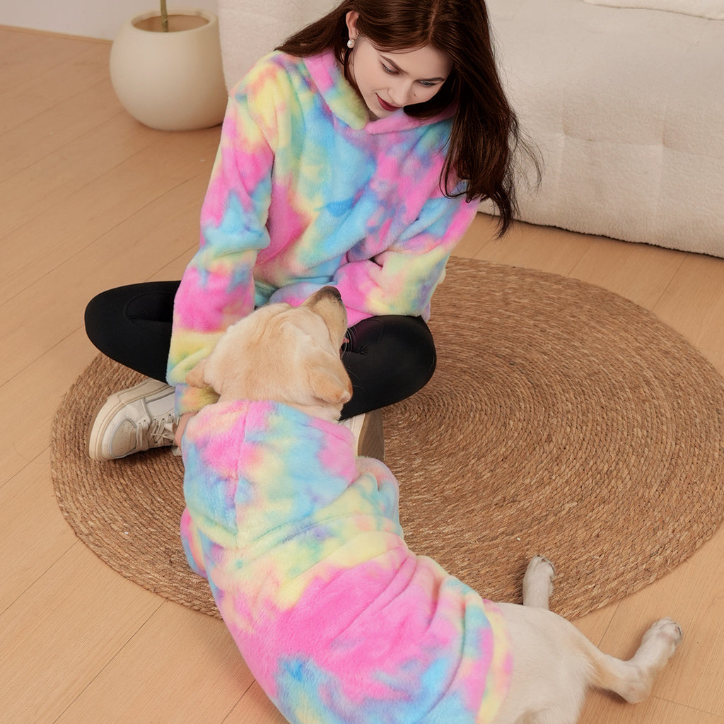 Tie-Dye Hoodie für Haustiere & Besitzer