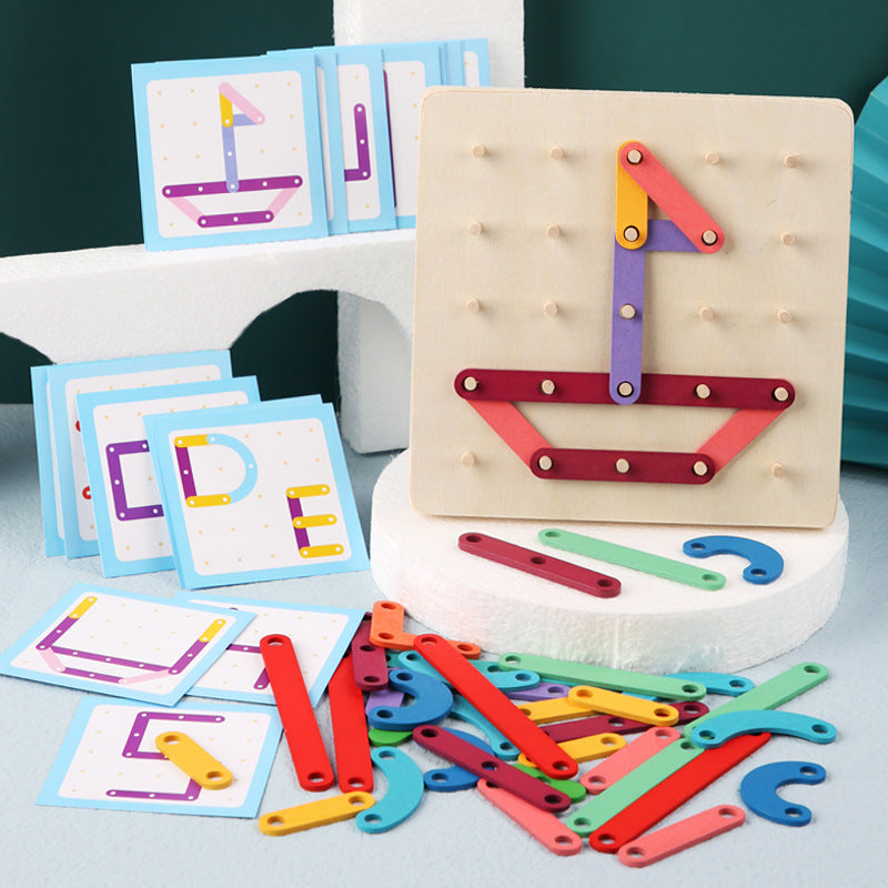 Holz-Steckbrett-Puzzle für Kinder | LuxeStyle