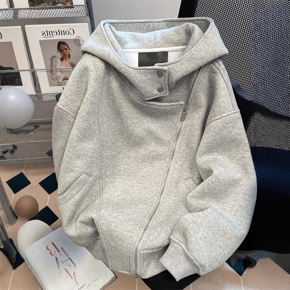 Zip-Up-Hoodie mit Doppelschnur