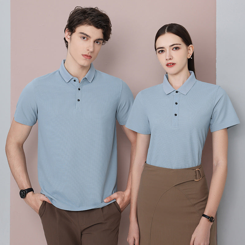 Kurzarm-Polohemd aus Baumwollmischung – Bild 9 | LuxeStyle