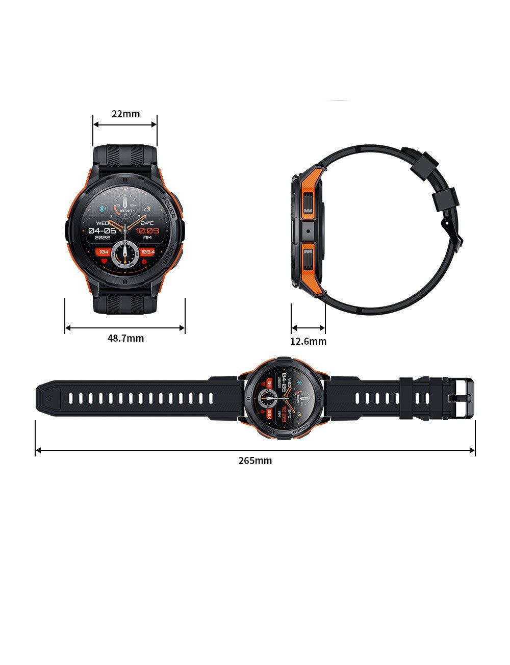 Smartwatch Outdoor mit Bluetooth‑Anruf – Bild 5 | LuxeStyle