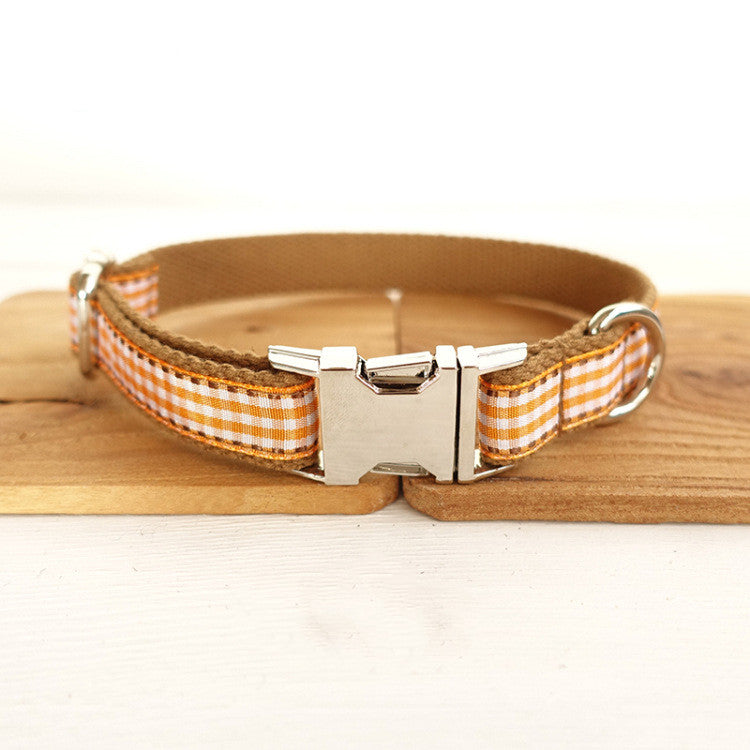 Halsband im Brit-Stil für Hunde, kariert – Bild 3 | LuxeStyle
