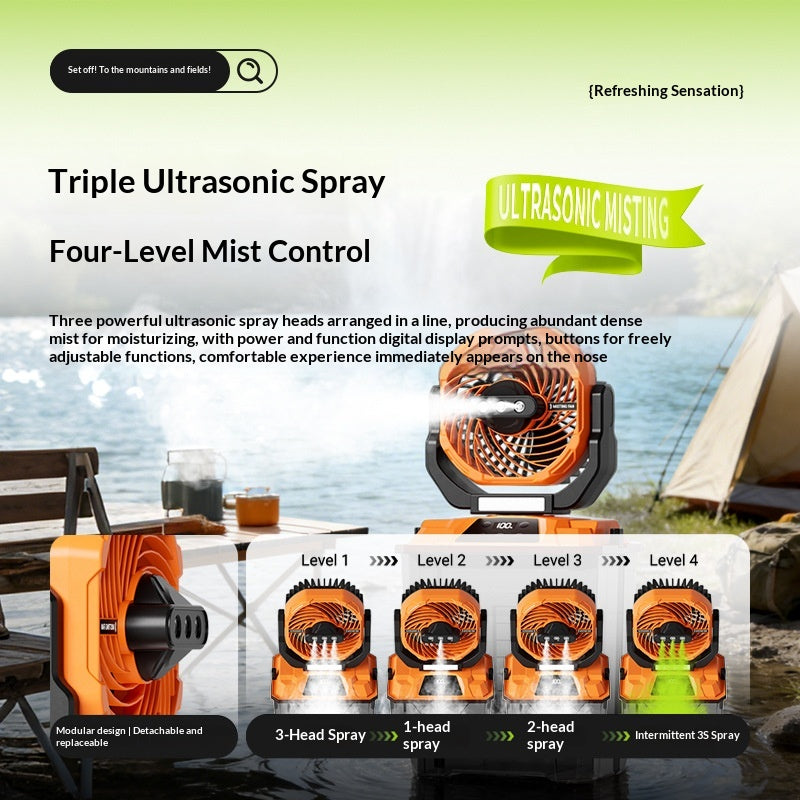 Kleiner Outdoor-Lüfter für Camping