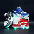LED-Sneaker aus Lederimitat für Jungen