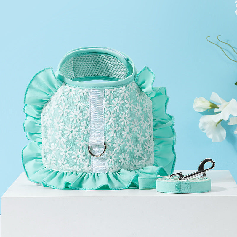 Gstältli mit Leine Gänseblümchen-Stickerei – Bild 4 | LuxeStyle